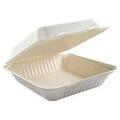 DHL-81 PRIMEWARE 8X8X3.19 HINGED NATURAL FIBER CLAMSHELL 200/CS