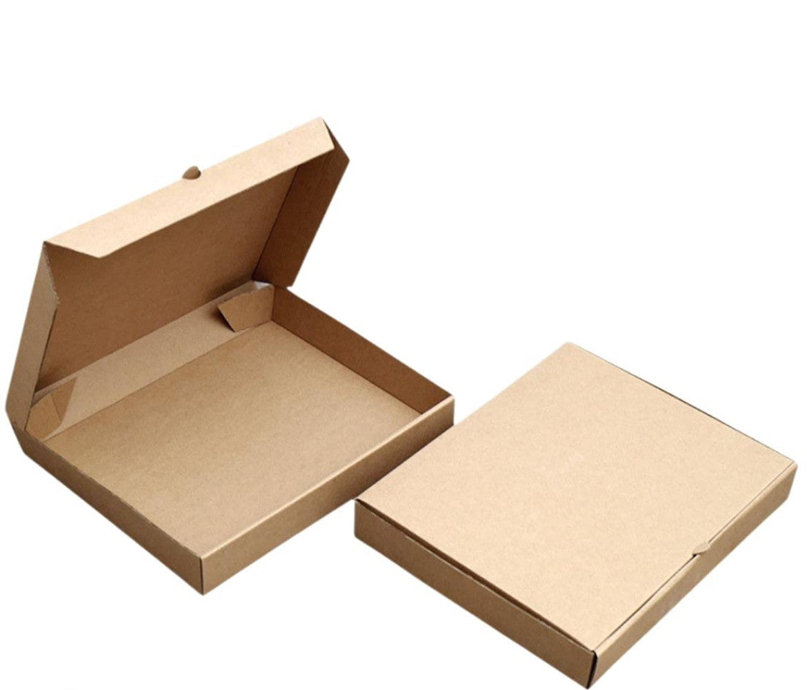 300320 KRAFT CORRUGATED PIZZA BOX 12 X 12 X 2 50/CS