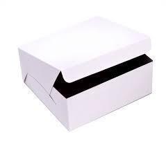 24512122CB BAKERY BOX 12X12X2.75 NON WINDOW WHITE 100/CS
