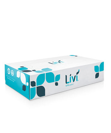 11513 LIVI VPG FLAT PACK FACIAL TISSUE 2 PLY WHITE 30/CS