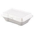 DCC205HT1 9X6 FOAM HINGED CONTAINER WHITE 200/CS