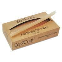 016008 ECOCRAFT 8 X 10 3/4 IN INTERFOLD WAX LINER - COMPOSTABLE 6000/CS