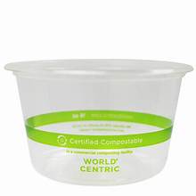 DC-CS-16 COMPOSTABLE CLEAR ROUND 16 OZ DELI CONTAINER 1000/CS