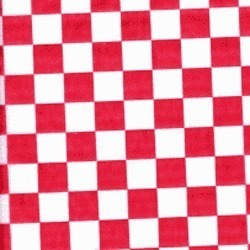 110840 12X12 RED CHECKERED DRY WAX SHEETS 2000/CS