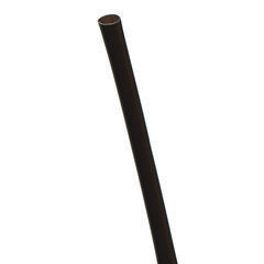 STNJM1460501 UNWRAPPED JUMBO BLACK STRAW 5.75 IN 12500/CS