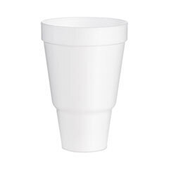 32AJ32 DART 32 OZ WHITE FOAM DRINKING CUP WITH TAPERED BOTTOM Case