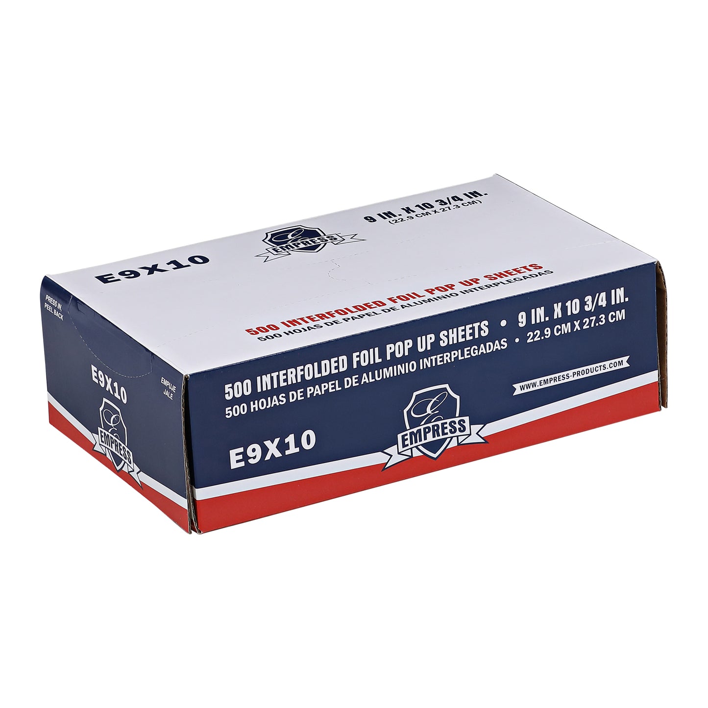 E9X10 FOIL POP UP SHEETS 9X10.75 IN 3000/CS