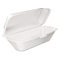 DCC99HT1R FOAM HINGED HOAGIE CONTAINER 5.9X9.8X3.3 500/CS
