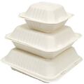 EDHL-81-PF EMPRESS EARTH 8X8X3 FIBER HINGED CONTAINER 200/CS
