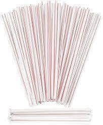 BWKGSTW775RW GIANT 7.75 IN WRAPPED STRAW - RED/WHITE 7200/CS