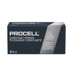 DURPC1604BKD DURACELL PROCELL ALKALINE 9 VOLT BATTERIES 12/BX