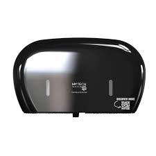 419485 BLACK TWIN 7 IN JUMBO TOILET PAPER DISPENSER Each
