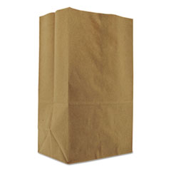 BAGSK1857 (80083 EQUIVALENT) KRAFT PAPER BAG 1/8 BBL SQUAT HEAVY-DUTY 57# 10.5X6.25X13.88 500/CS