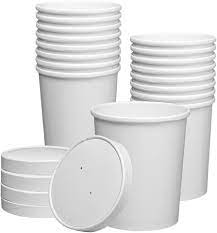 75000399 32 OZ PAPER FOOD CONTAINER/LID COMBO 250/CS