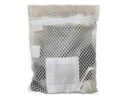 PK7ZN185565 LARGE MESH LAUNDRY BAG POLYESTER W/ ZIPPER WHITE 18X30 IN 12/CS
