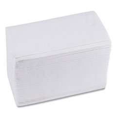 BWK8321W WHITE DINNER NAPKIN 1/8 FOLD 2 PLY 15X17 3000/CS
