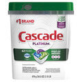 PGC97726PK CASCADE ACTIONPACS DISHWASHER DETERGENT PODS FRESH SCENT 62/CS