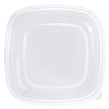 FP-BSL160-PET SQUARE LID FOR 120 OZ SALAD BOWL 50/CS