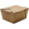 FP-FTG30K #1 4.3X3.5X2.4 30 OZ KRAFT FOLD TO GO CONTAINER 450/CS