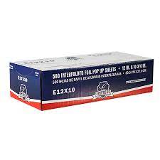 E12X10 FOIL POP UP SHEETS 12 X 10.75 IN (6/500) 3000/CS