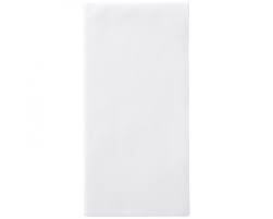 120060 17X17 1/8 FOLD LINEN-LIKE DINNER NAPKIN WHITE 300/CS