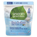SEV22977CT FREE AND CLEAR NATURAL LAUNDRY DETERGENT PACKETS 45 Pack