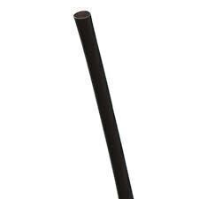 6BPBK6/500 6 IN FAT BLACK UNWRAPPED STRAW 6/CS