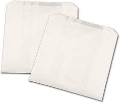 450006 WHITE PAPER FRENCH FRY BAG 4.5X4.5 IN 2000/CS
