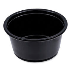 EPC200B BLACK 2 OZ PLASTIC PORTION CUP 2500/CS