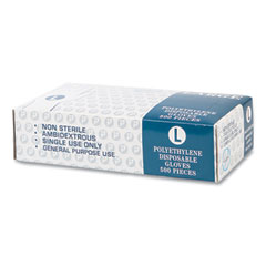 IBSGLLG2K EMBOSSED PF POLY GLOVE 3 MIL CLEAR 2000/CS