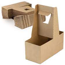 2795 KRAFT PAPERBOARD HANDLED 2-CUP DRINK CARRIER 250/CS
