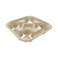 BWK4CUPCARRIER FIBER 4 CUP CARRIER KRAFT FOR 8-32 OZ CUPS 300/CS
