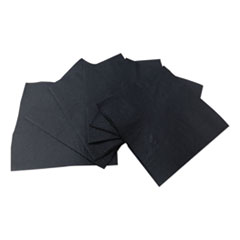 GEN1401 BLACK BEVERAGE NAPKINS 9X9 IN 1 PLY (4000/CT) 4000/CS