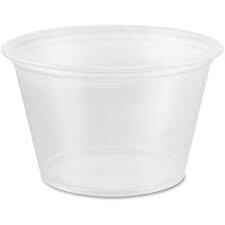 100PC 1 OZ CLEAR PORTION CUP 2500/CS