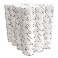 APAB448 2 PLY CONVENTIONAL BATHROOM TISSUE WHITE 400 SHEETS/ROLL Case