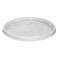 KE-DCL117-PLA LID FOR ROUND PLA DELI CONTAINERS 8-32 OZ 500/CS