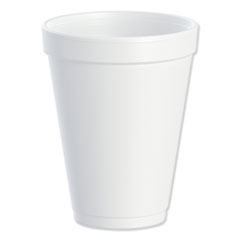 DCC12J12 12 OZ FOAM DRINKING CUP - WHITE 1000/CS