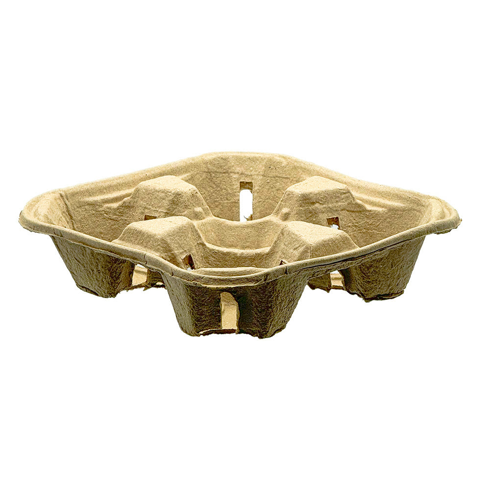 EMP4CUPHLDR PULP TRAY 4-CUP HOLDER BEVERAGE HOLDER 300/CS