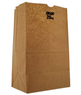 18421 #40 20 LB SHORTY KRAFT PAPER BAG Case
