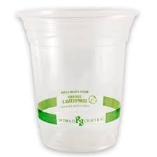 CP-CS-14 COMPOSTABLE CLEAR PLA COLD CUP 14 OZ 1000/CS