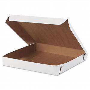300139 WHITE/KRAFT 14 X 14 X 2 IN CORRUGATED PIZZA BOX B FLUTE 50/CS