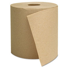 GEN1825 KRAFT HARDWOUND TOWEL 1 PLY 8 IN X 800 FT 6/CS