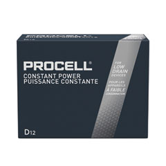 DURPC1300 DURACELL PROCELL D BATTERIES (12/CT) 12/BX