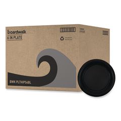 BWKPLTHIPS6BL PLATE PLASTIC 6 INCH BLACK 1000/CS