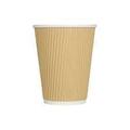 C-KRC512 KARAT 12 OZ KRAFT RIPPLE HOT CUP 500/CS