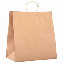 FP-SB140 KRAFT HANDLED PAPER BAG 17 X 9.5 X 17.7 150/CS
