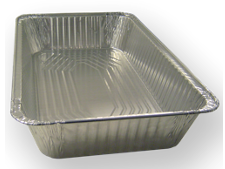 5162 WESTERN 1/3 LB ALUMINUM TRAY 100/CS