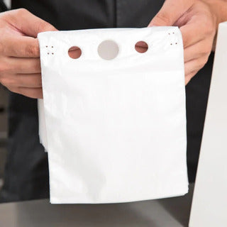 130D66UF 6.5X6.25 CLEAR PLASTIC SADDLE BAGS 2000/CS
