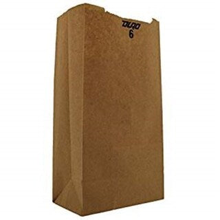 18406 DURO 6# KRAFT PAPER BAG 500/CS