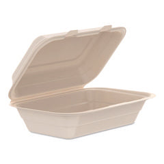 DCC206FBRHT1 DART MOLDED FIBER HINGED CONTAINER 6.4X9.2X3 IN 200/CS